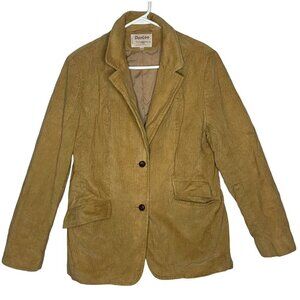 Vintage Danlee women's tan vintage corduroy blazer jacket size 17/18 twee